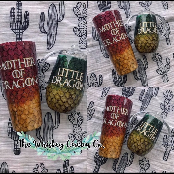 Mommy & Me Dragon Drinkware - Picture 1 of 1